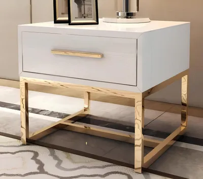 Produktbild von Moderner Nachtt Tisch Kommode Beistell Tische Schlaf Zimmer Konsolen Konsole Neu
