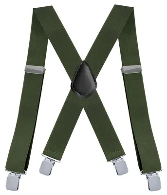 Image de Bretelles homme - 3,5 cm de large - Clips métalliques - Résistantes