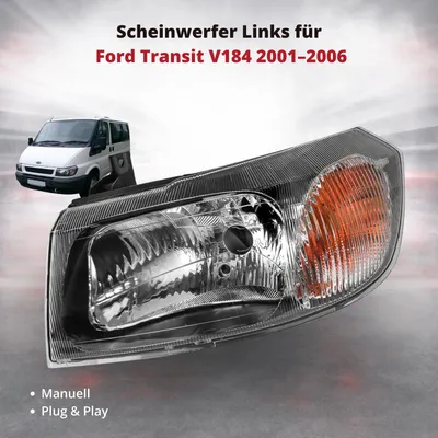 Produktbild von Scheinwerfer Frontscheinwerfer Links für Ford Transit V184 2001–2006 | manuell | OEM 1353985