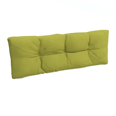 Image de POKAR Coussin pour palette avec belle surpiqûre Garniture canapé-palette, Taille:Coussin arrière 120 x 40, Couleur:Lime