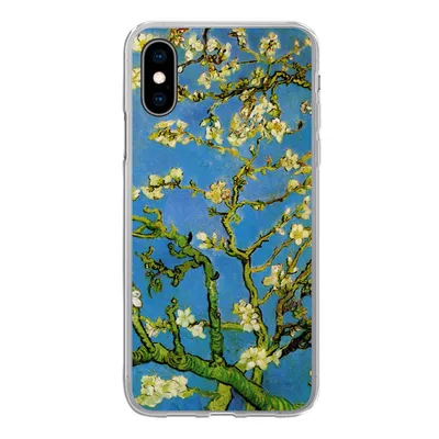 Produktbild von MuchoWow® Handyhülle Schutzhülle Hülle für iPhone X Mandelblüte - Vincent van Gogh Silikon Softcase Handy Hülle - Handyhülle