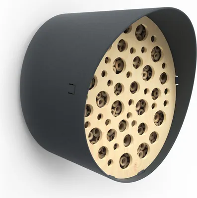 Produktbild von Capi Europe Bienenhotel oval - 23x19x24 - Anthrazit
