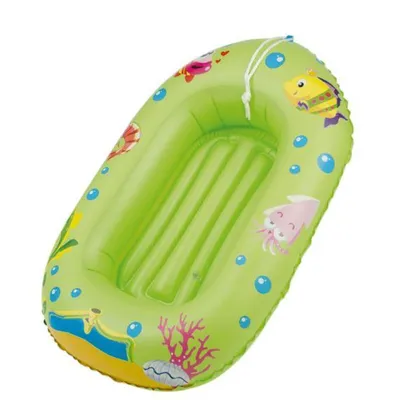 Produktbild von Wehncke - aufblasbares Kinderboot (grün, 95x55cm) Boot Kinder Schlauchboot