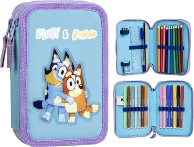 Immagine prodotto di CERDÀ - Oficjalny Podwójny Piórnik Bluey - Premium Akcesorium Szkolne