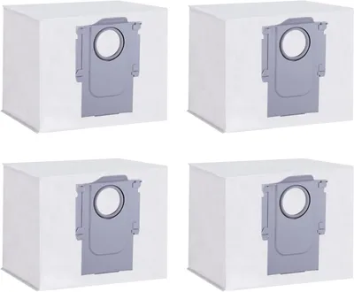 Produktbild von 4 Stück Staubbeutel für Roborock S8+/ S8 Pro Ultra/ S7 MaxV Ultra/ S7 Pro Ultra/ Q7+/ Q7 Max+/ Q8 Max+/ Q5 Pro+ Staubsauger Absaugstation, Ersatzbeutel Zubehörset Staubsaugerbeutel Ersatzteile