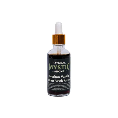 Obrázek produktu pro Přírodní extrakt z bourbonské vanilky 2-násobný - 50 ml - Intenzivní chuť - Z Madagaskaru - Lahvička s pipetou - Na bázi alkoholu