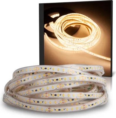 Produktbild von LED Strips SAUNA Warmweiß (2700K) 48W 5 Meter 24V IP67