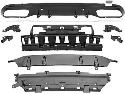 Produktbild von DIEDERICHS Heckstoßstange Stoßfänger Hinten passend für MERCEDES-BENZ C-Klasse T-modell (S205) C-Klasse Limousine (W205)