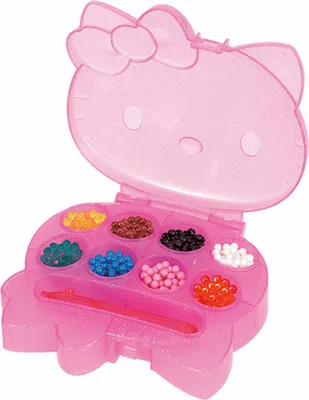 Image de Aquabeads Hello Kitty Set de motifs scintillants Motif, perles scintillantes, bricolage, kit de bricolage, figurines, 79968