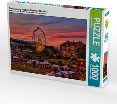 Produktbild von Calvendo Sonnenuntergang beim Dresdner Stadtfest 1000 Teile Puzzle quer 640x480mm, Meutzner Dirk; 7272941