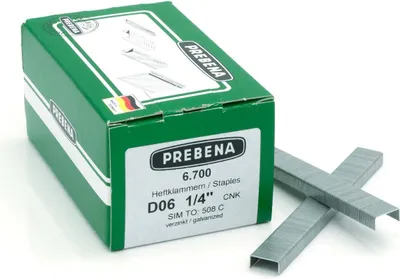 Produktbild von Prebena Heftklammern D06CNK 6700 Stück