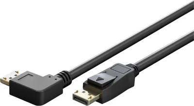 Produktbild von DisplayPort™-Kabel 2.0/2.1 gewinkelt 54Gbit/s (8K/60 Hz)