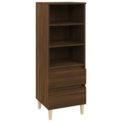 Produktbild von Highboard Braun Eichen-Optik 40x36x110 cm Holzwerkstoff