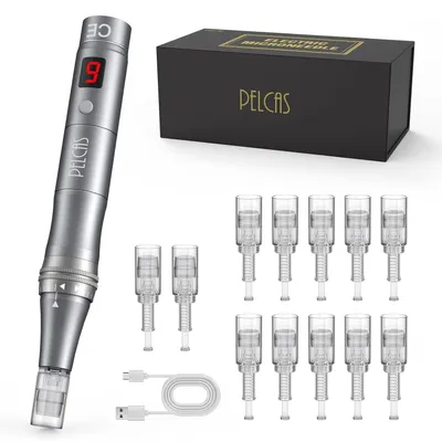 Productafbeelding van PELCAS Beauty Pen, 9-voudig, LCD-display, accu, zwart
