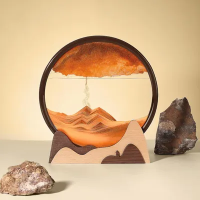 Produktbild von Sandkunst - Bewegende Sandkunst - Sandscape - Sanduhr - Sand Art - Wohnkultur - Premium