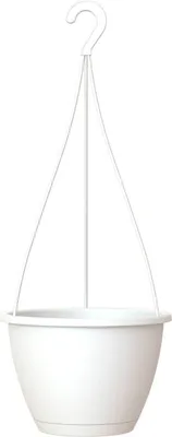 Image de artevasi© ALGARVE Pot à suspendre blanc Ø 30 cm - plastique