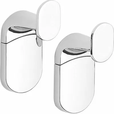 Zdjęcie produktu dla Aqualine Zero - haczyk, 2 szt., chrom ZE001