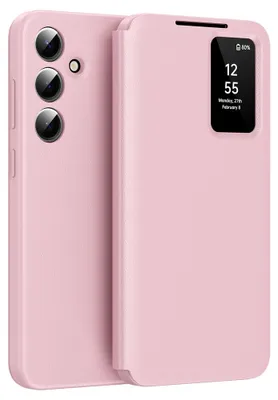 Obrázok produktu pre Techsuit - SmartView Series obal pre Samsung Galaxy S24 FE - ružový