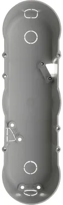 Produktbild von Berker Berührungsschutzdose grau 3-fach Ø 49 mm