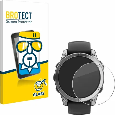 Produktbild von BROTECT Schutzglas für Garmin Fenix E Displayschutz 9H Glas klar transparent