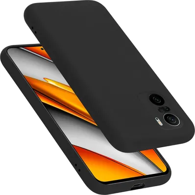 A black phone case is shown on a white background, with a phone partially visible underneath.