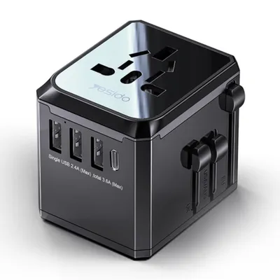 Obrázek produktu pro Yesido MC10 Univerzální Adaptér - Ideální pro Cestovatele KP30198