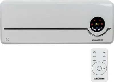 Zdjęcie produktu dla Kaminer 26389 - Ścienna wentylacja termiczna Airo z Wi-Fi, 2000 W, biała