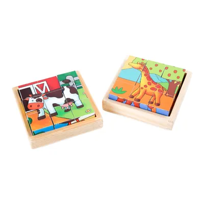 Produktbild von Würfelpuzzle Bauernhof & Zoo