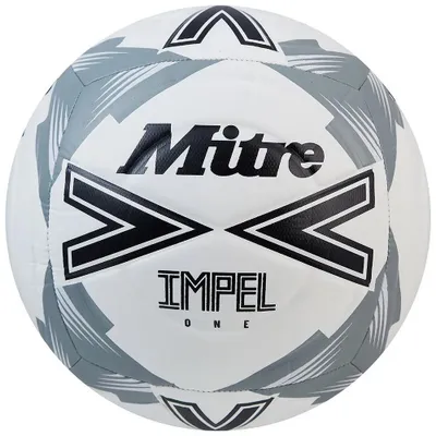 Produktbild von Mitre Fußball Impel One weiß schwarz grau Größe 5 langlebiger Spielspaß
