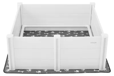 Produktbild von Welpengehege – 122 x 122 x 46 cm – PVC-Kunststoff