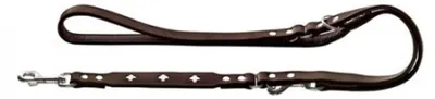 Immagine prodotto di Hunter Verst. Guinzaglio Swiss 13/200 in ecopelle marrone/nappa nera