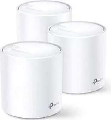 Obrázek produktu pro TP-LINK DECO X60 (3-PACK) WLAN-Router Gigabit Ethernet Dual-Band (2,4 GHz/5 GHz) Weiß ( DECO X60(3-PACK) )