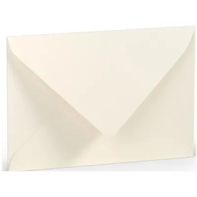 Produktbild von Briefumschlag C6 Nassklebung Seidenfutter Ivory