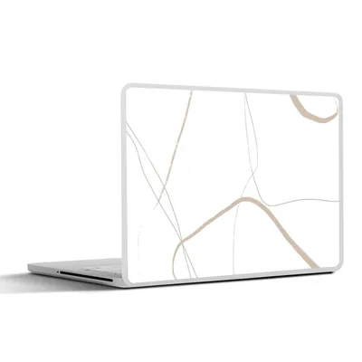 Produktbild von MuchoWow® Laptop Aufkleber Sticker Cover Abstrakt - Minimalismus - Linienkunst 32.5x23.5 cm - Sticker für Laptop - Selbstklebend