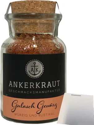 Produktbild von Ankerkraut Gulasch Gewürz Gewürzzubereitung (80g Glas) + usy Block