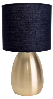 Obrázek produktu pro Stolní lampa, zlatá, 1 plamen, E14, D 17,5 cm