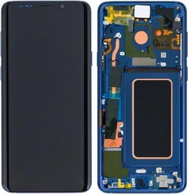 Produktbild von Original AMOLED Display Touchscreen Bildschirm & Rahmen Coral Blau für Samsung Galaxy S9 G960F
