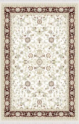 Produktbild von Kunstteppich Teppich Orientalisch Vintage Kurzflor Wohnzimmer Beige Braun