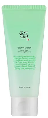 Obrázek produktu pro Beauty of Joseon - Green Plum Refreshing Cleanser - Lehký čistící gel s výtažkem ze zelené švestky