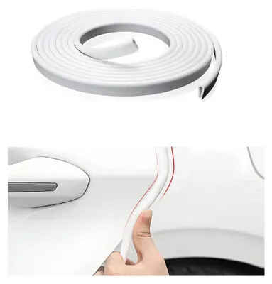 Image de Bande de protection pour porte, capot et hayon, blanche, 5 m