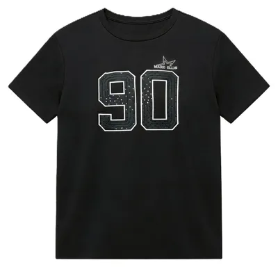Produktbild von Marc Ellis Damen T-Shirt Schwarz 100% Baumwolle Numerisches Grafikdesign Black B 38 26