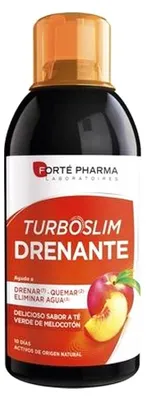 Imagen del producto de Complemento alimenticio Forté Pharma Turboslim Drenante, 500 ml, sabor a melocotón