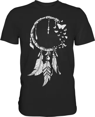 Produktbild von Traumfänger Schmetterlinge T-Shirt – Black / L