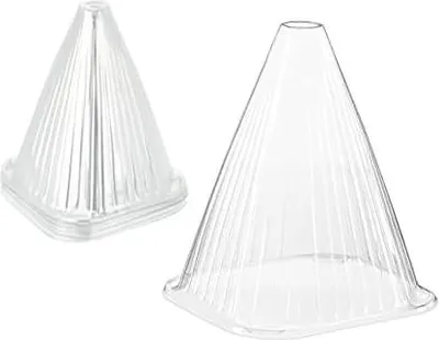 Produktbild von Pflanzenhut, 24 Stück, Schneckenschutz, Frostschutz, Wachstumshilfe, HBT: 22 x 19 x 19 cm, PVC, transparent