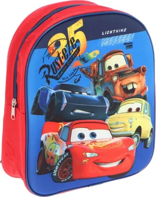 Zdjęcie produktu dla Plecak 3D Cars dla dzieci - tornister Disney z motywem Zygzaka McQueena
