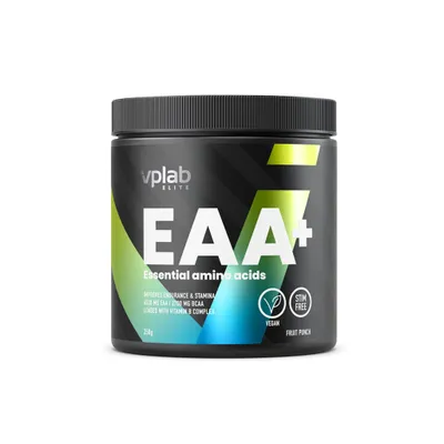 Produktbild von VPLab EAA+ 250 g 35 Portionen Aminosäuren für Muskelaufbau mit Magnesium und Zink