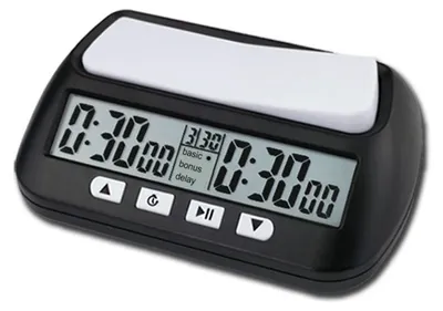 Zdjęcie produktu dla Zegar szachowy, cyfrowy timer z funkcją alarmu dźwiękowego, YS 902, czarny, wersja angielska