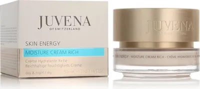Zdjęcie produktu dla JUVENA Moisture Cream Rich, Krem na dzień i na noc, Kobiety, Skóra sucha, Twarz, Energetyzujący, Nawilżający, Odżywiający, Wygładzający, Zmiękczający, 50 ml