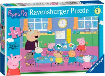 Produktbild von Ravensburger Peppa Pig Classroom Fun, 35 Stück(e), Cartoons, 3 Jahr(e)