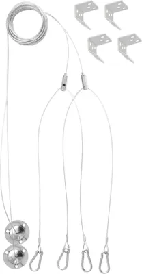 Produktbild von LEDVANCE PANEL 1200 Suspension Kit, Stahl, Edelstahl